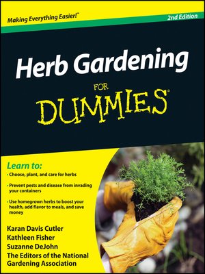 cover image of Herb Gardening For Dummies